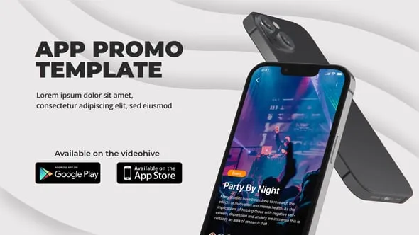 iphone 13苹果手机模型展示应用推广数字营销网站介绍视频AE模板 Clean App Promo | Phone 13